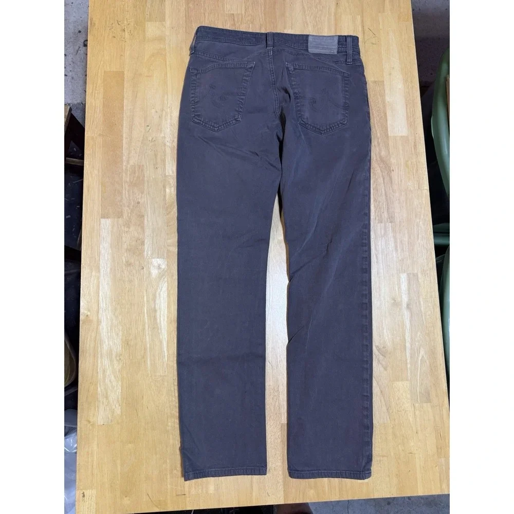 AG Adriano Goldschmied The Graduate Tailored Leg Pants Men's 31x32 Black